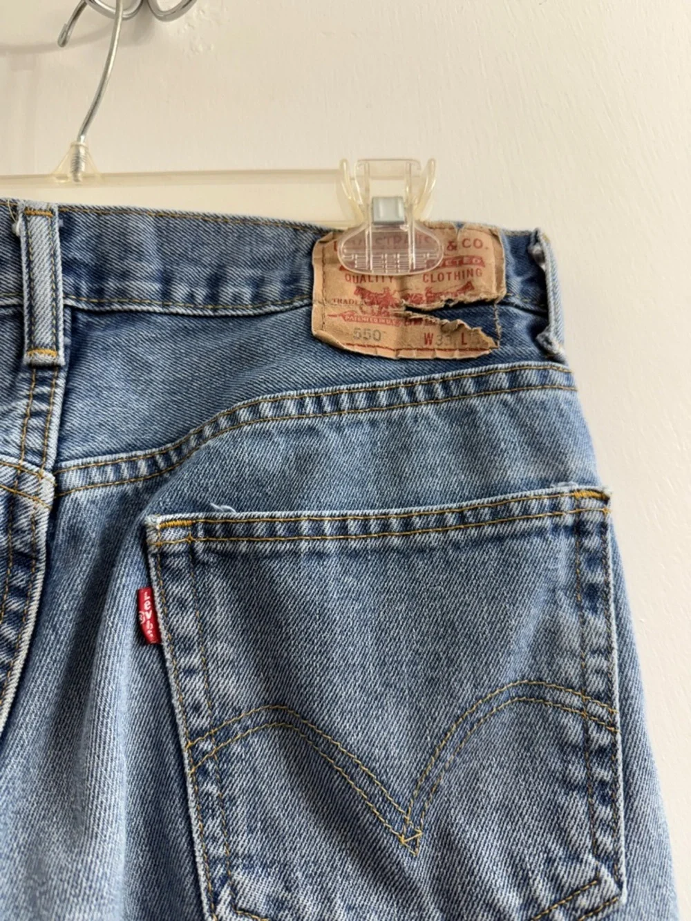 Levi's Light Blue Straight Leg Jeans
